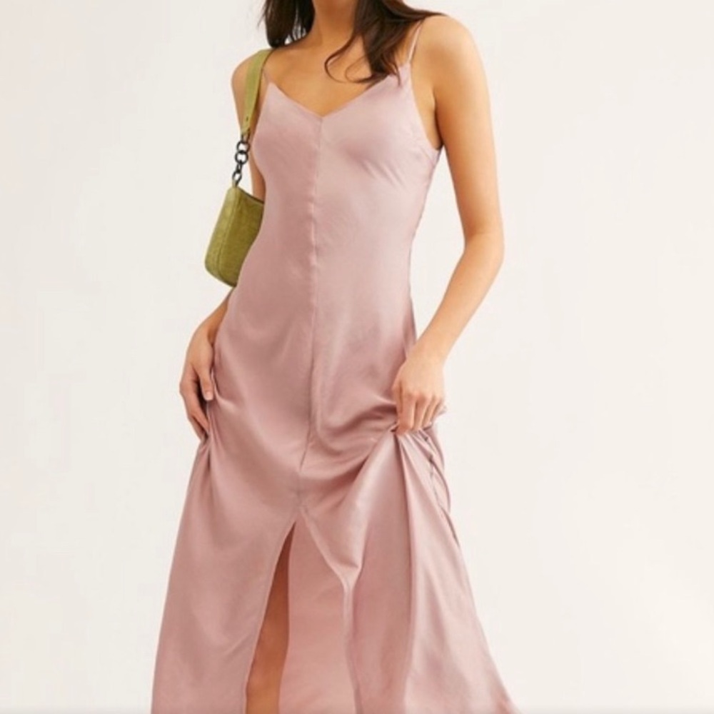 Free People Nwt Smoke & Mirrors Pink Slip